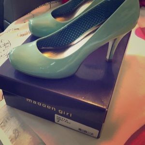 Madden girl mint green pumps